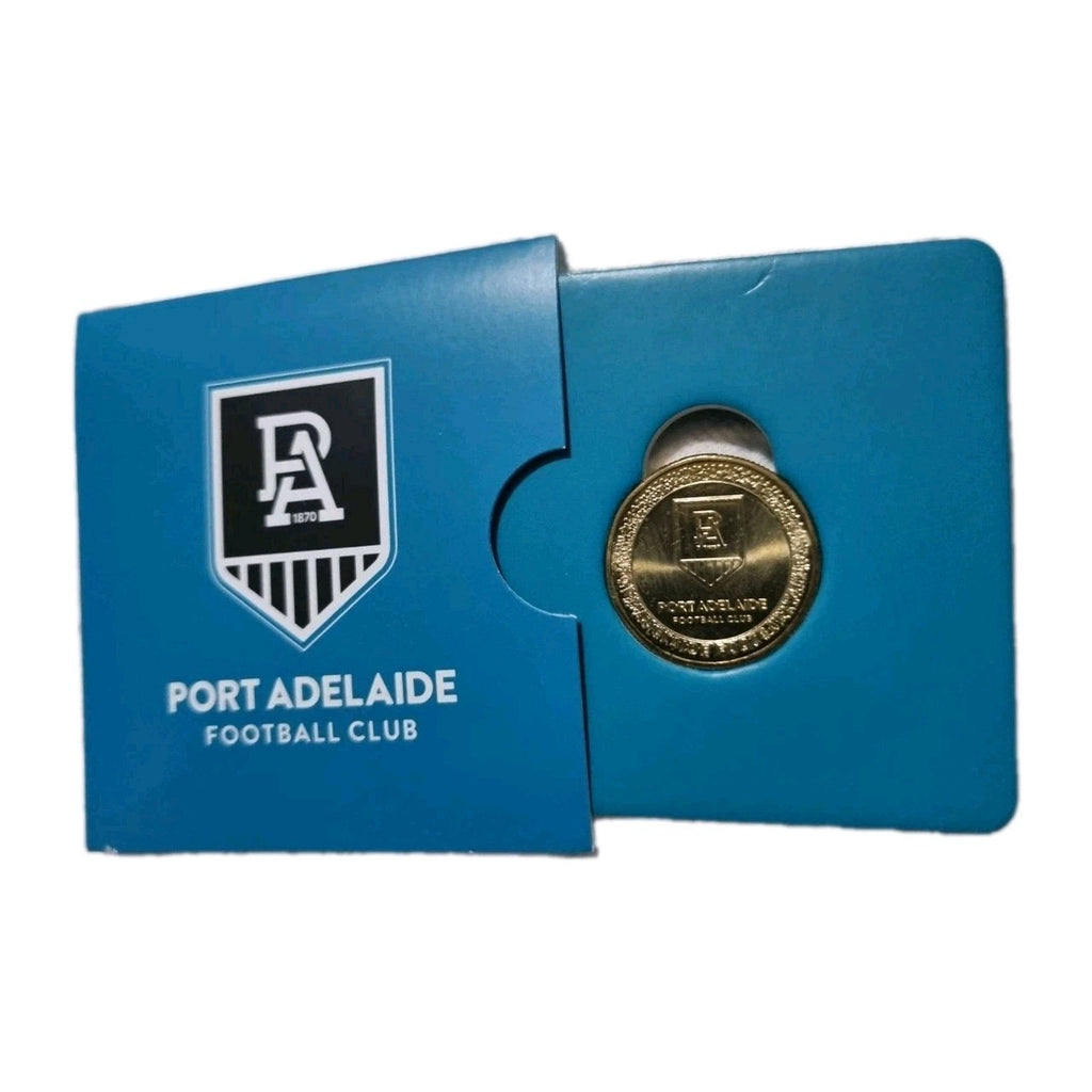 2023 AFL Port Adelaide $1 One Dollar Carded Coin