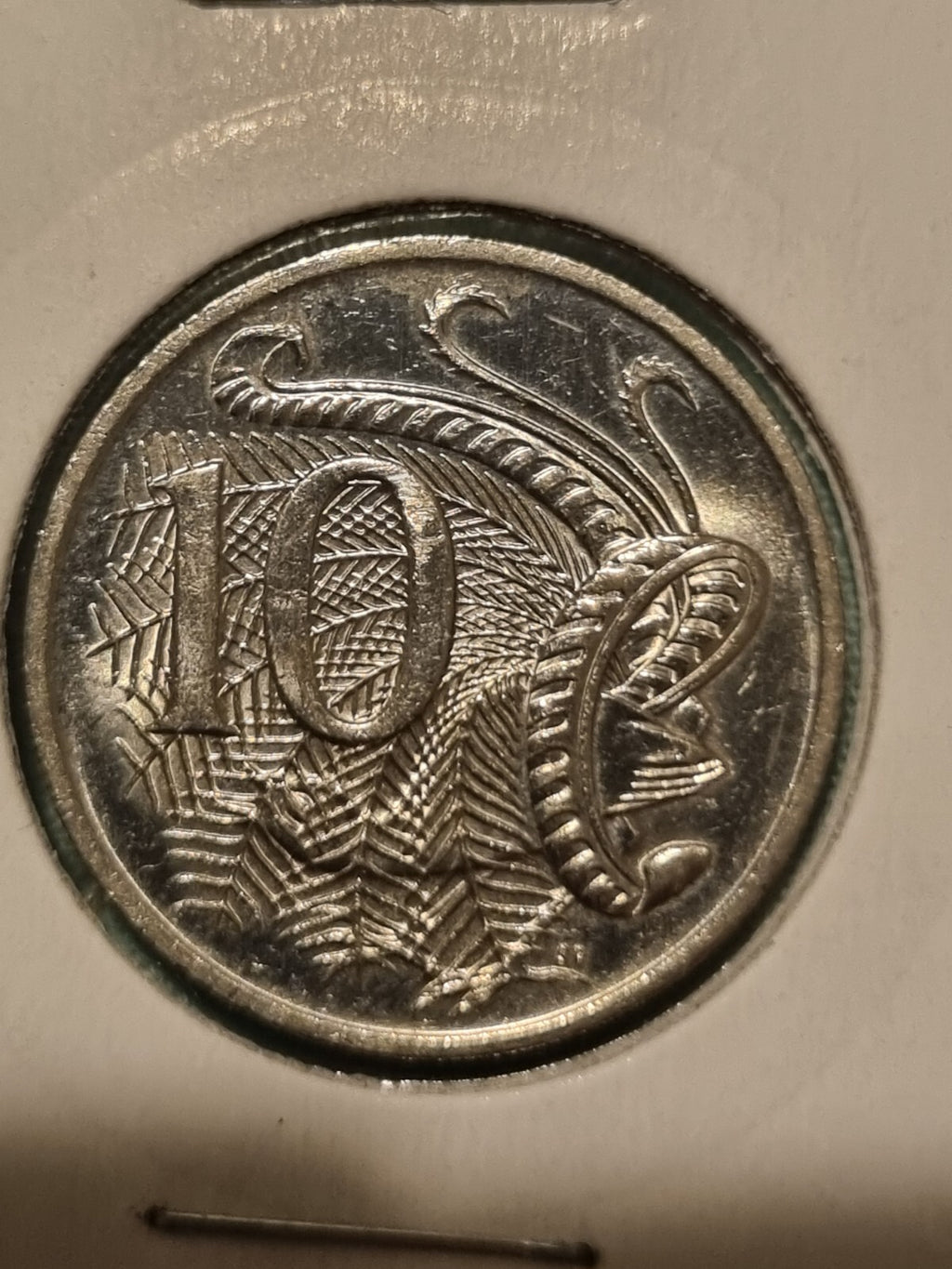 1998 UNC 10 Cent Coin in 2x2 Holder 