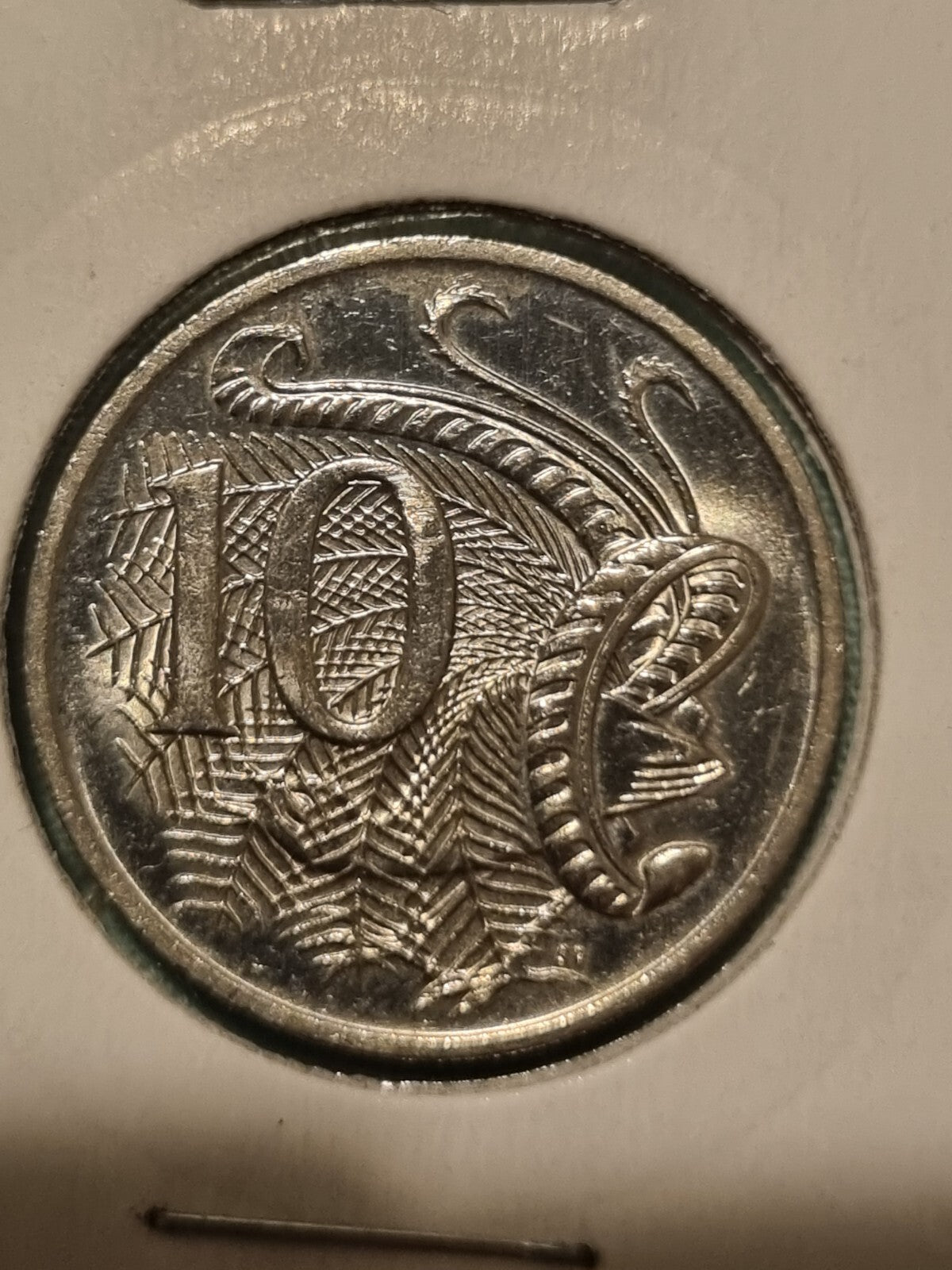 1998 UNC 10 Cent Coin in 2x2 Holder 
