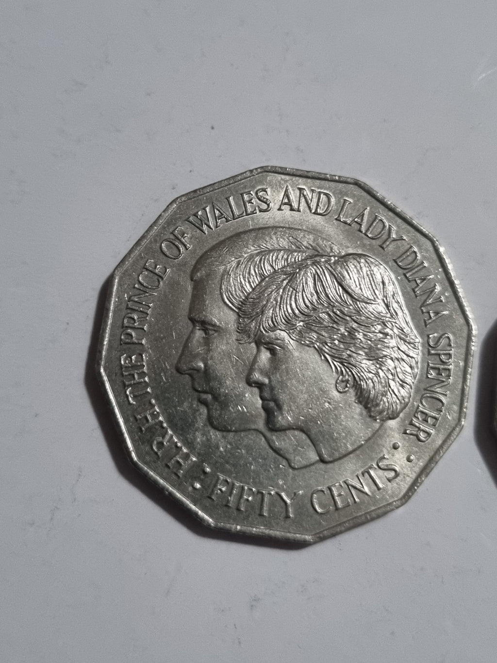 1981 & 1982  UNC Fifty Cent 50c Coin Princess & Prince - Brisbane Commonwealth G