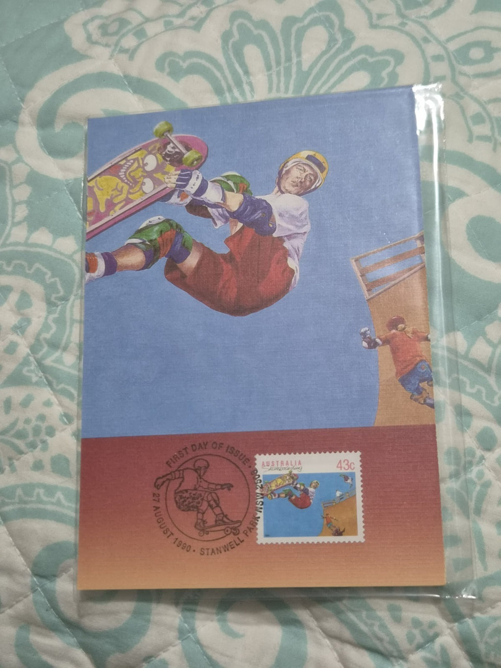 AUSTRALIA - 1990 Sports Series Skate Boarding Maxi Card