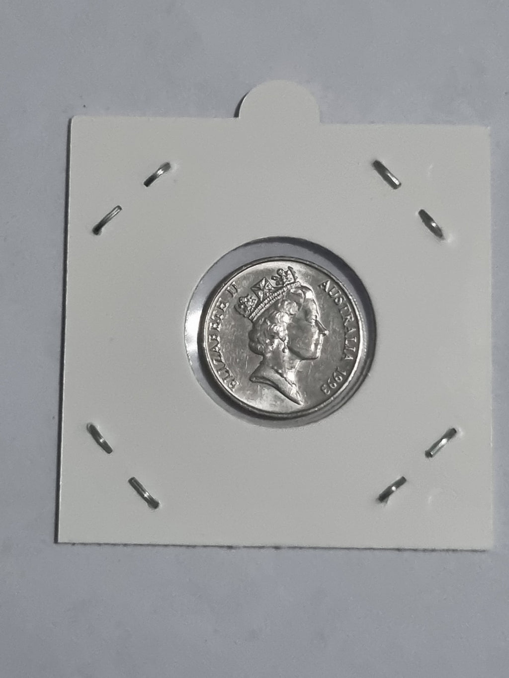 1993 5 Cent Coin Uncirculated In 2x2 Holder 