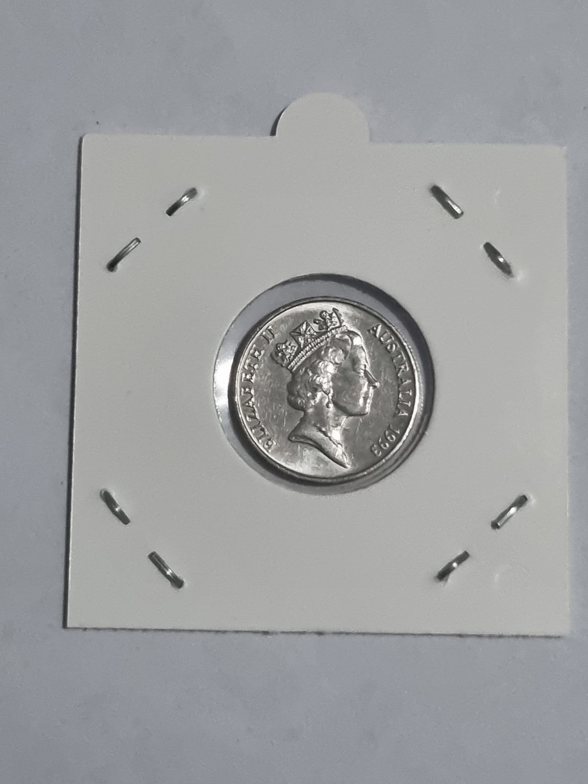 1993 5 Cent Coin Uncirculated In 2x2 Holder 