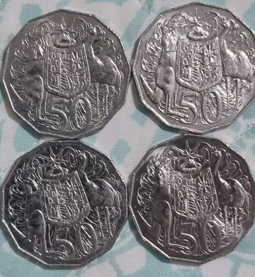 2016-2019 50 Cent Coins - Great Coins Incl. 2 X UNC