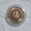 2023 Vegemite Centenary Red Happy Two Dollar Coloured Coin $2 Australia UNC