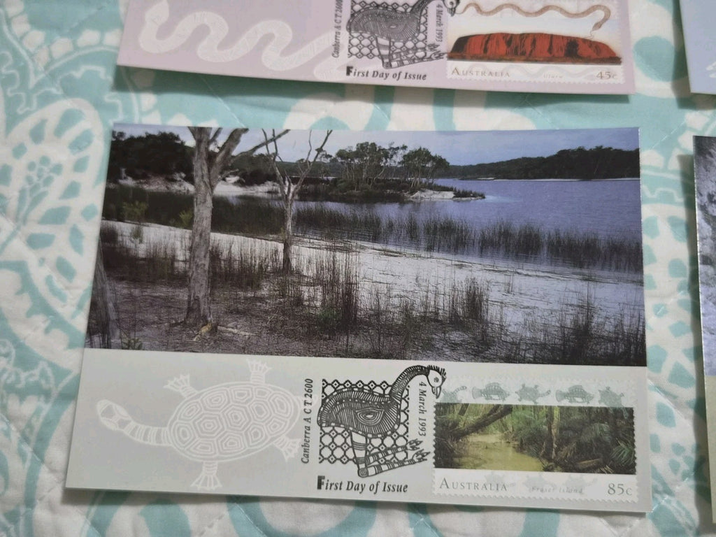 Australia Maximum Maxi Cards - 1993 World Heritage Sites (Set of 4) Pristine 