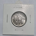 1980 unc 10 Cent Coin Australian Ten Cents In 2x2 Holder 