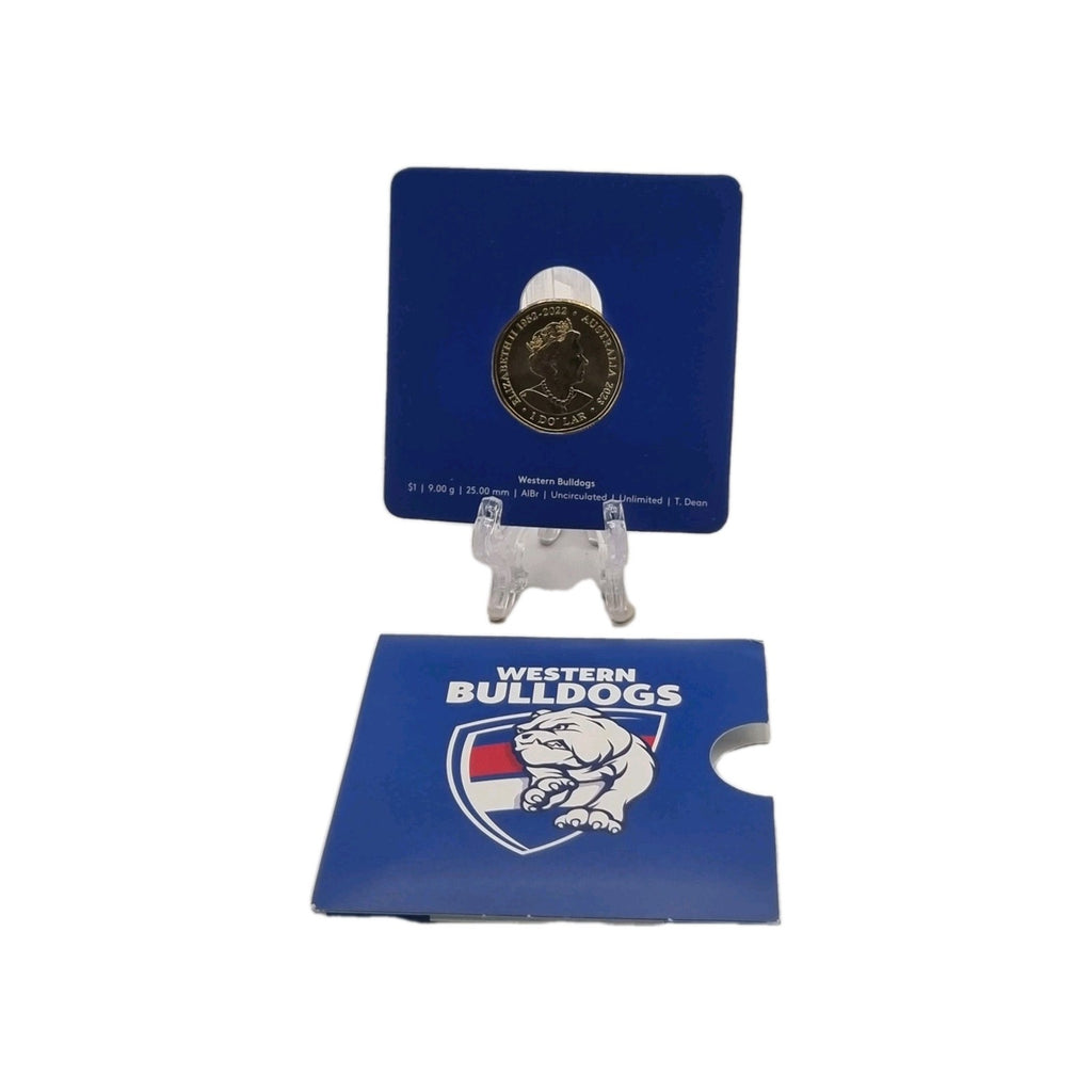 2023 AFL Western Bulldogs $1 One Dollar Carded Coin - Royal Australian Mint RAM