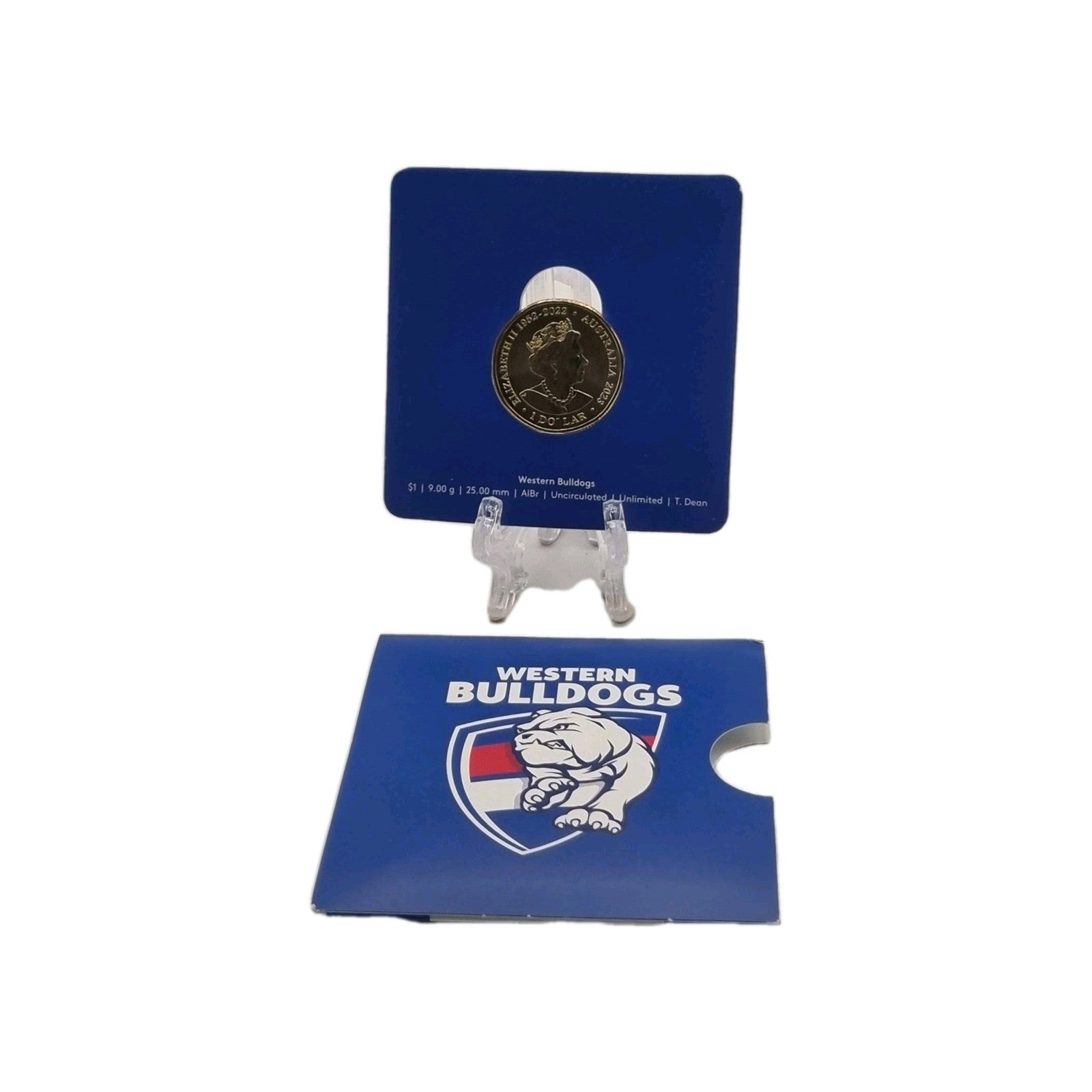 2023 AFL Western Bulldogs $1 One Dollar Carded Coin - Royal Australian Mint RAM