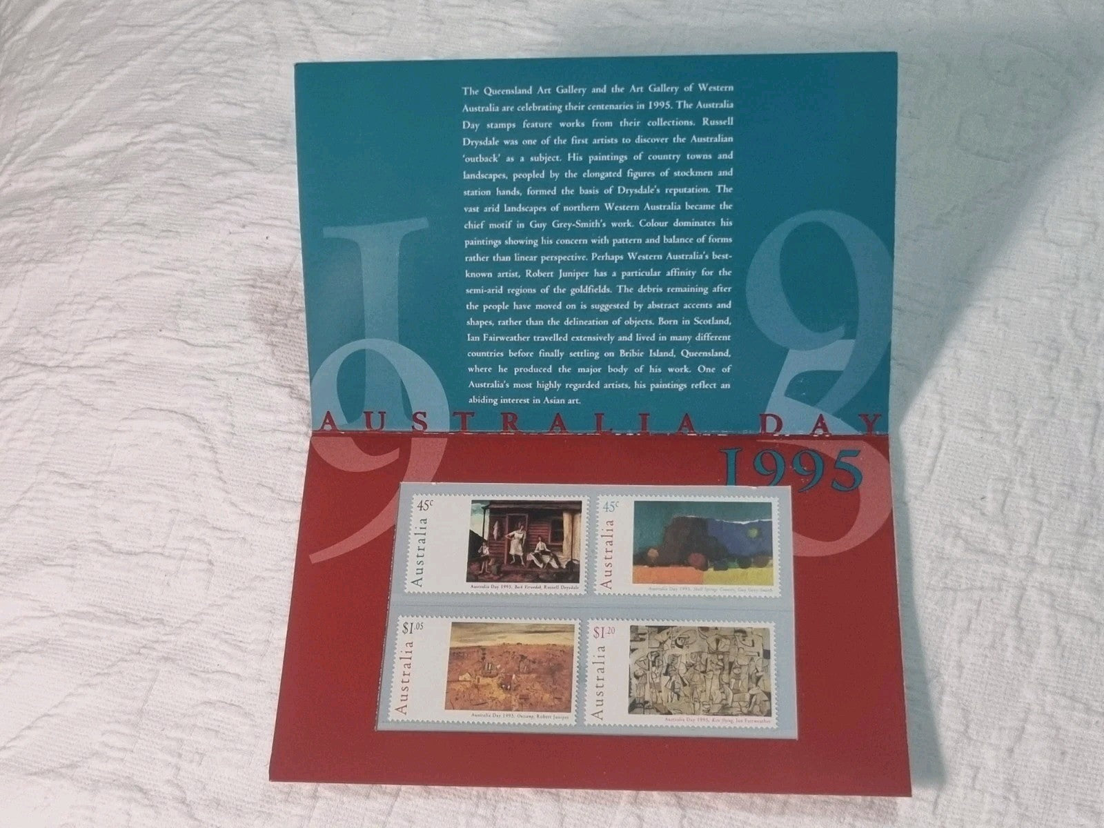 Australia Post Stamp Pack - 1995 Australia Day - New as Issued