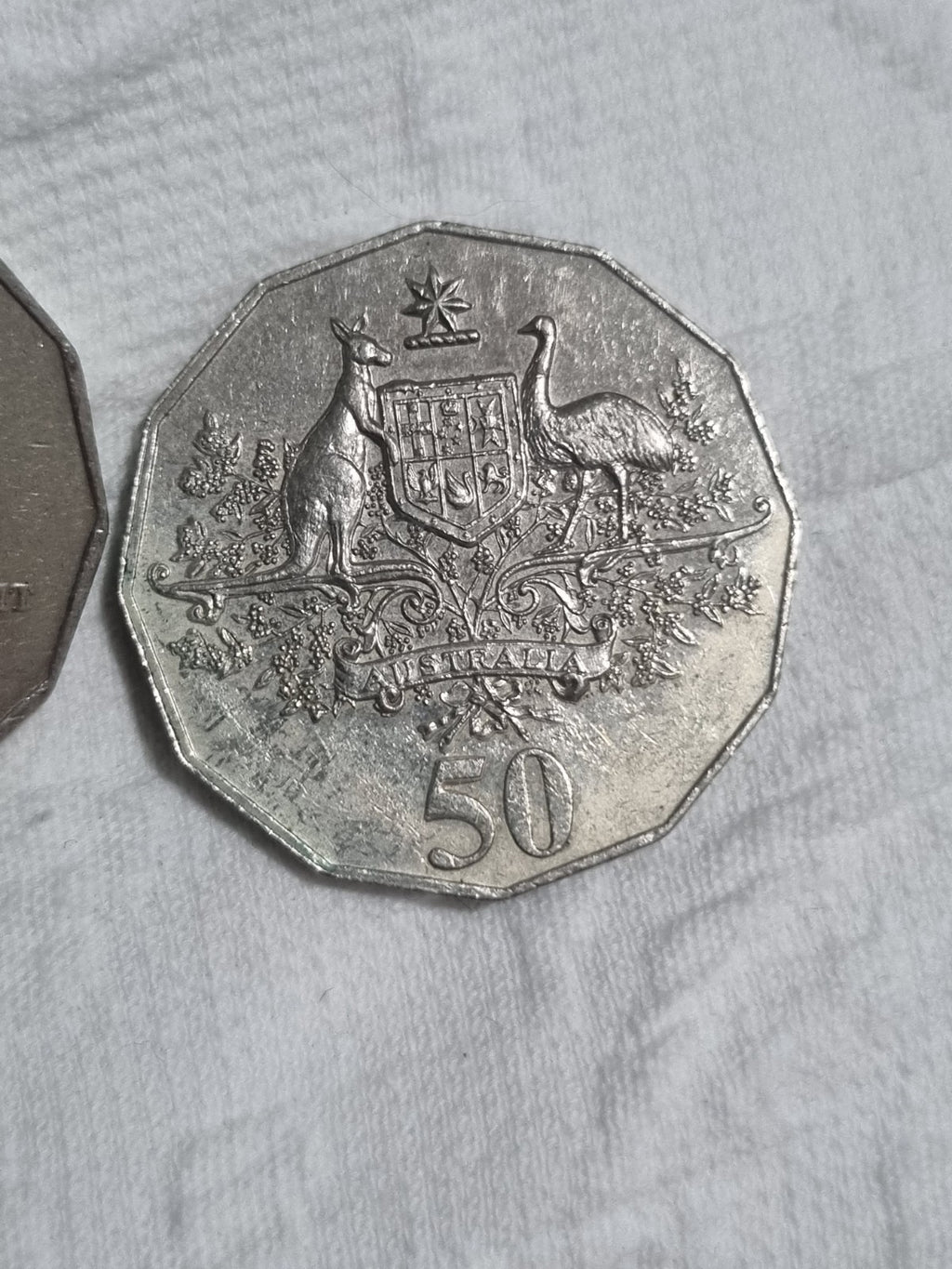 2000 Royal Visit + 2001 Federation 50 Cent Coins - Circulated 
