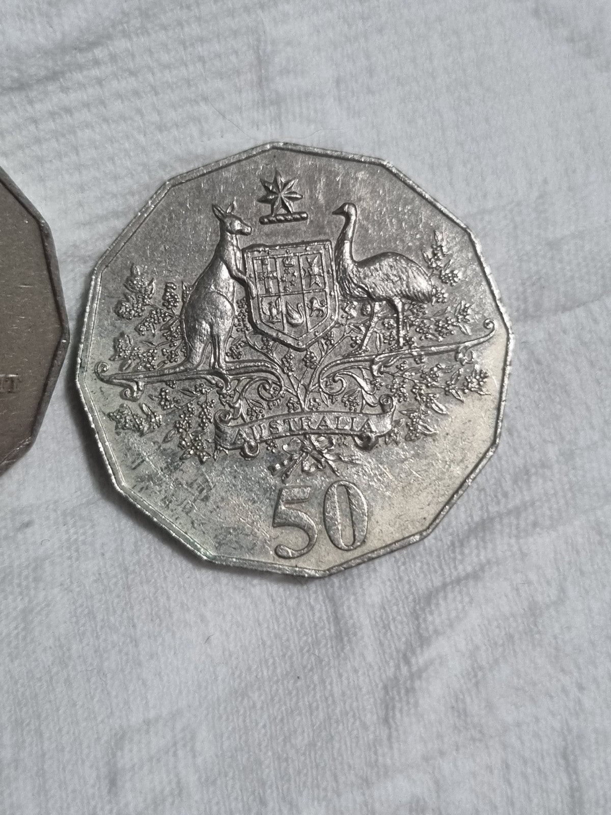 2000 Royal Visit + 2001 Federation 50 Cent Coins - Circulated 