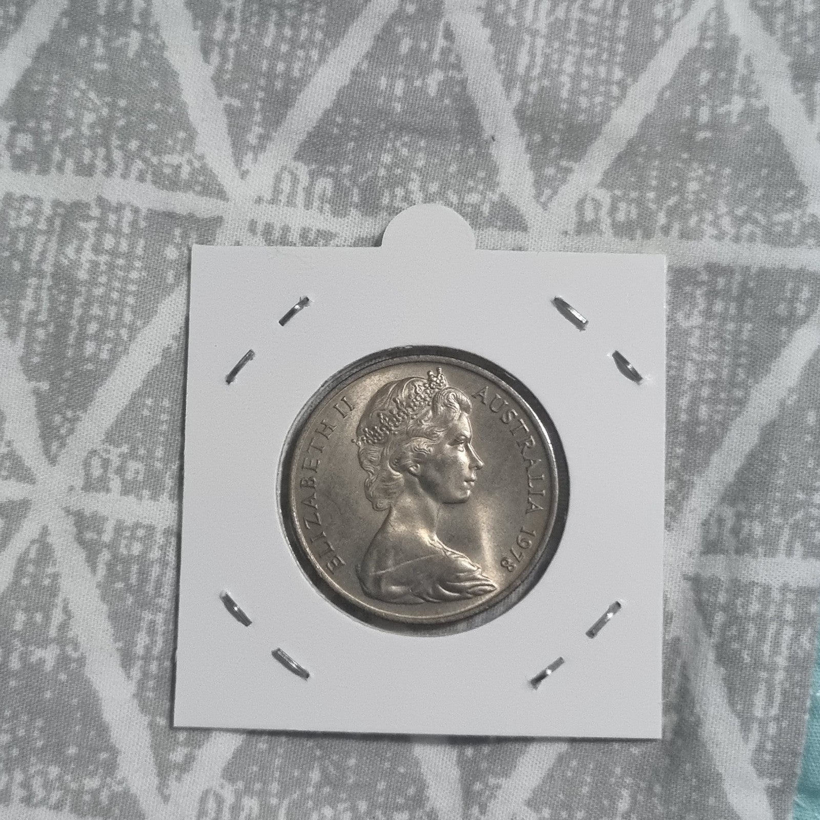 1978  Twenty Cent Coin Uncirculated -  20 Cents With Toning