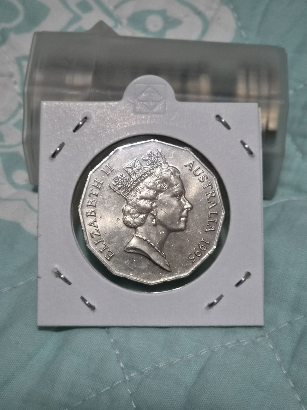 1995 aUNC 50 Cent 50c Coin - Weary Dunlop