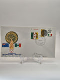 1968 Mexico Olympics First Day Cover FDC Russell Street FDI Postmark