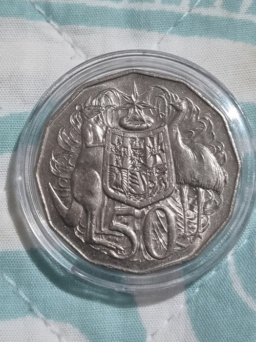 1981 50 Cent Coin - Uncirculated In Capsule