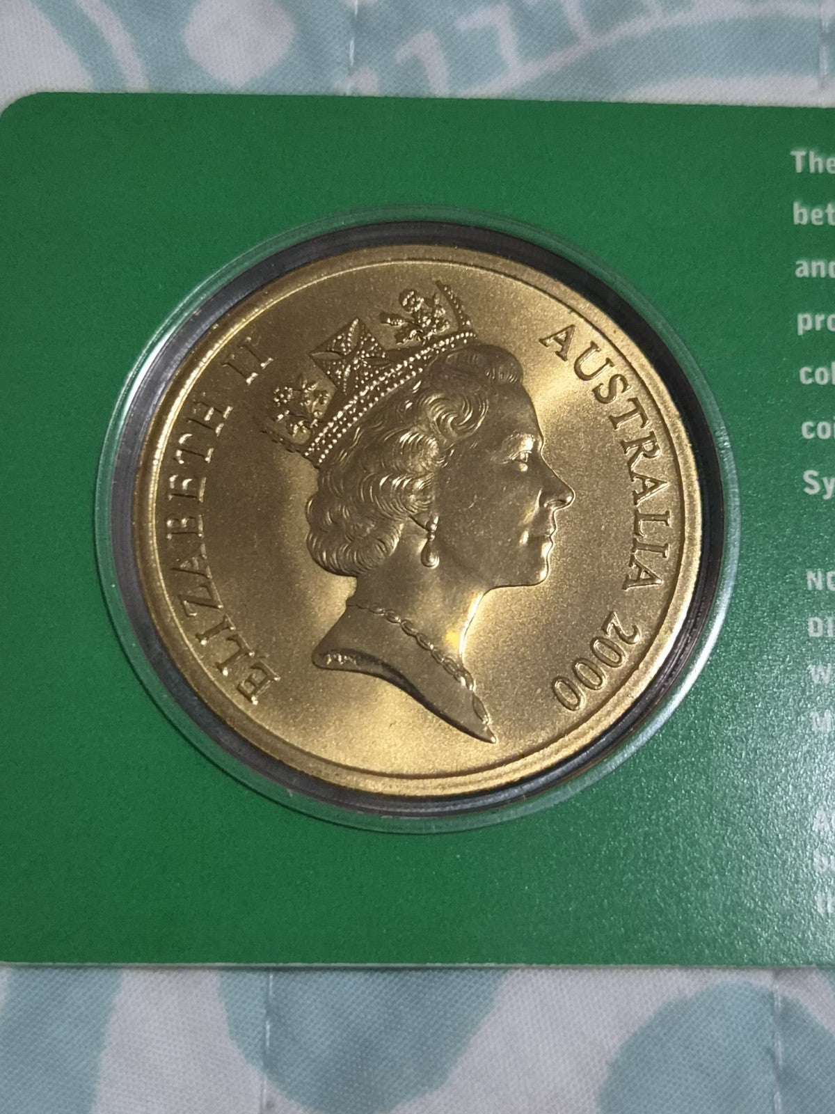 Sydney Olympics 2000 Archery $5 DOLLAR UNC