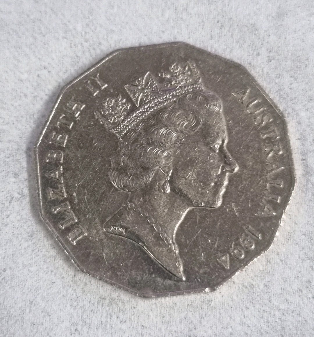 1994 50 Cent Coin - Year Of The Family - Circulated 