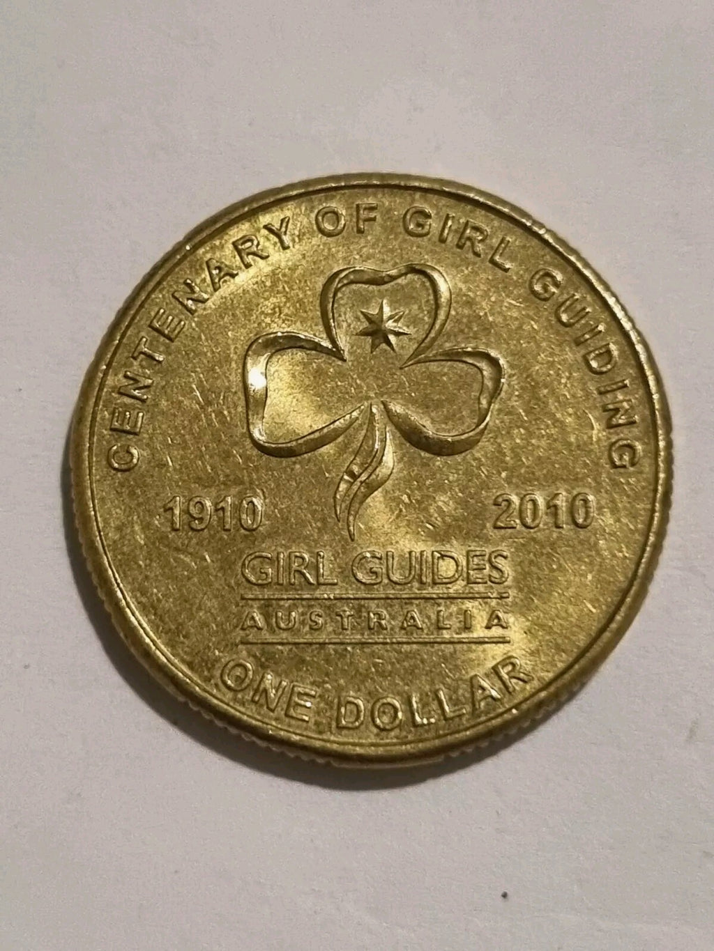 2010 One Dollar Centenary Girl Guides Coin - Lightly Circulated 