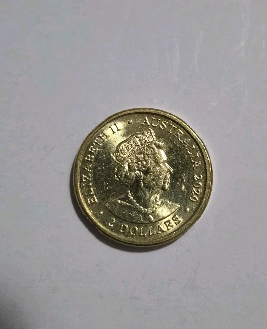 2020 aUNC $2 Firefighter two dollar coin 