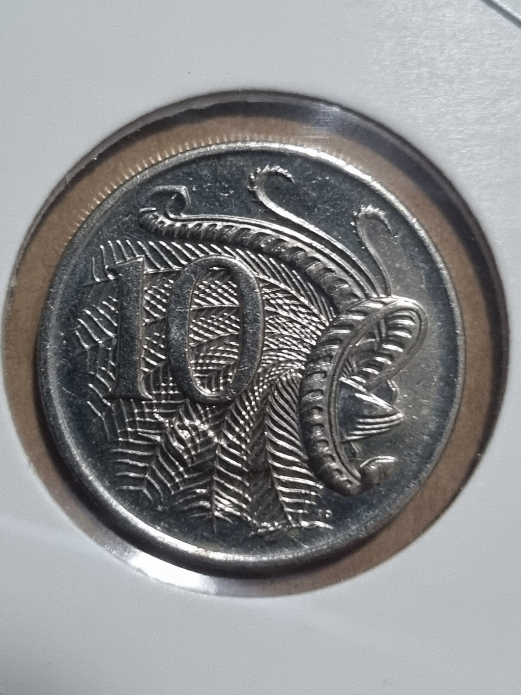2006 10 Cent Australian Coin - Uncirculated In a 2x2 