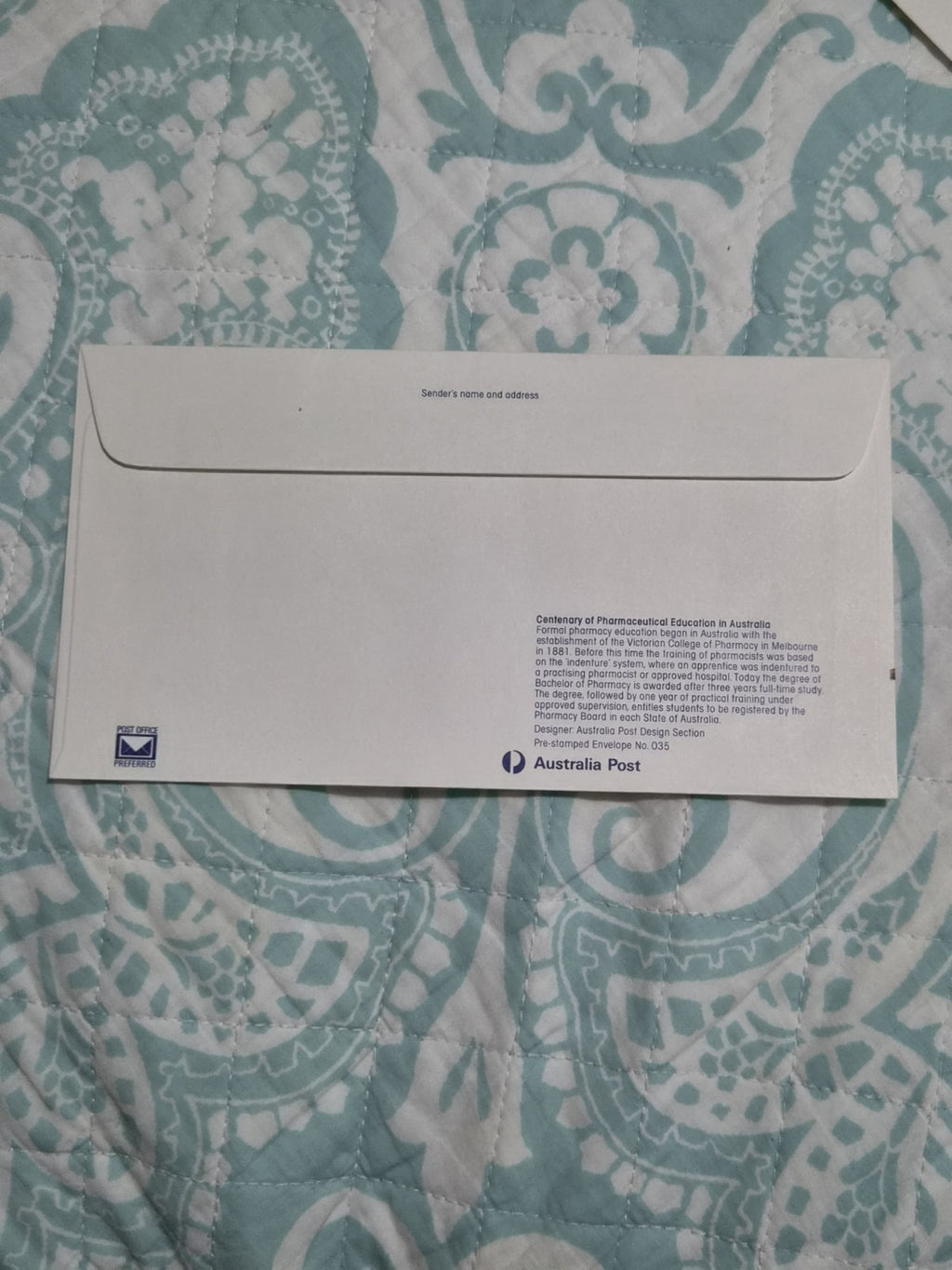 1981 22c PSE Centenary of Pharmaceuticals Education