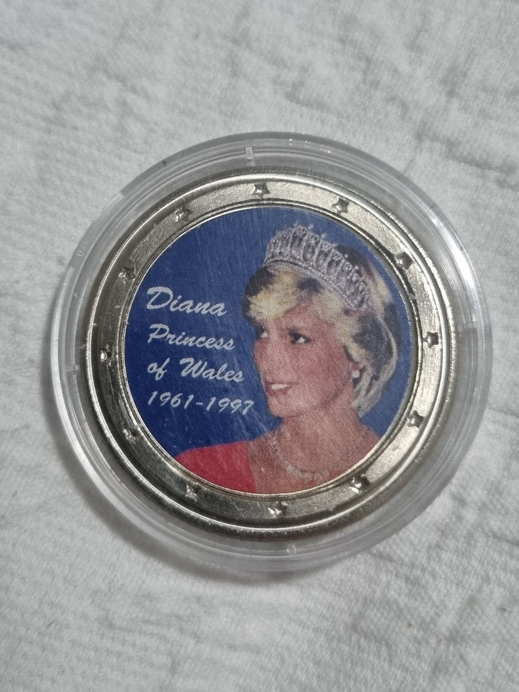 Diana Princess Of Wales - Commemorative Medallion In Protective Capsule 