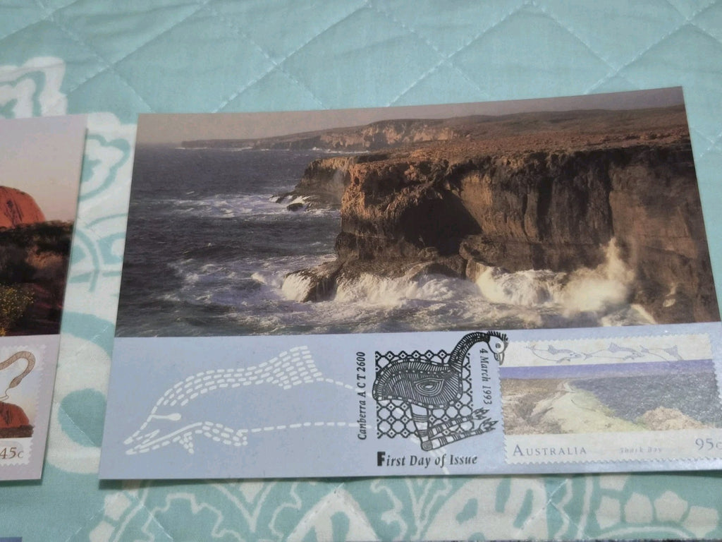 Australia Maximum Maxi Cards - 1993 World Heritage Sites (Set of 4) Pristine 