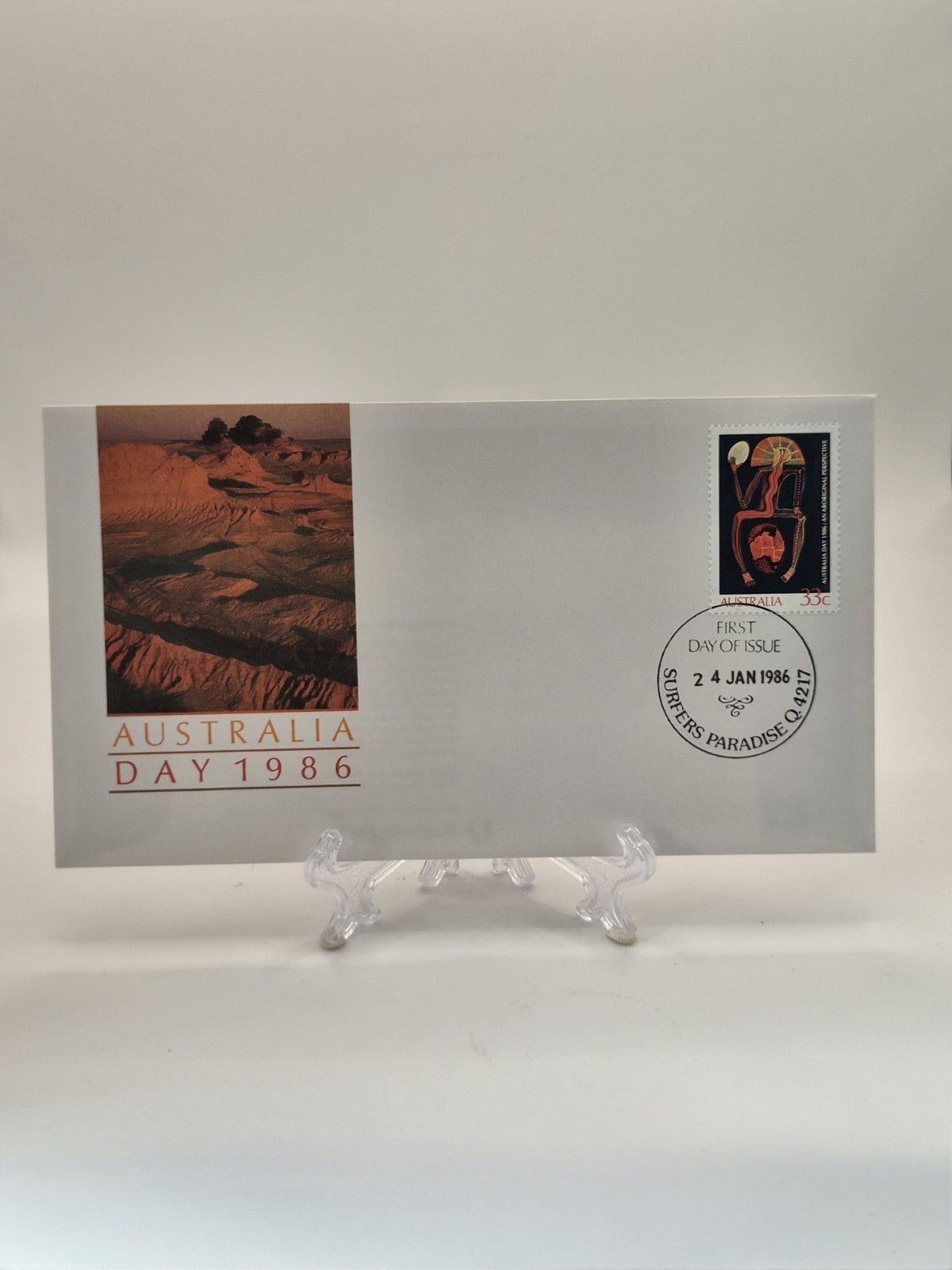 1986 Australia Day - An Aboriginal Perspective Australian Stamp First Day Cover