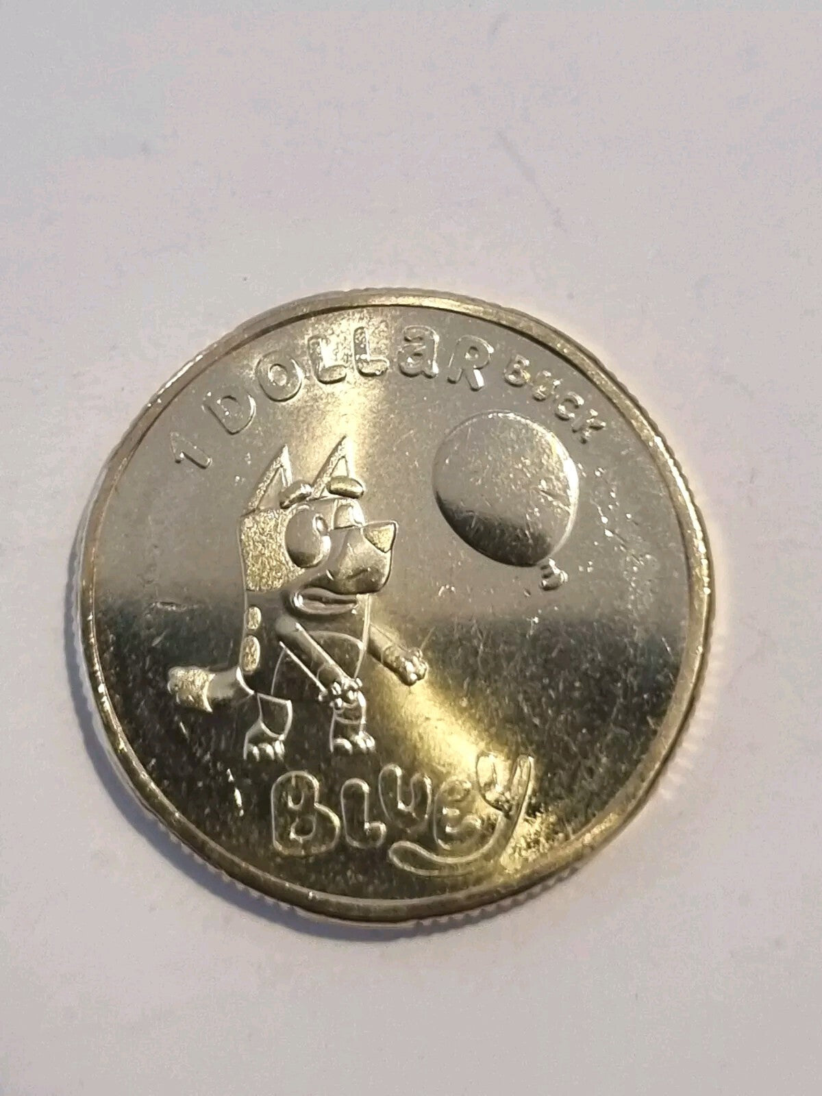 1 x UNC  2024 BLUEY DOLLARBUCKS $1  Coin UNC Limited DOLLAR