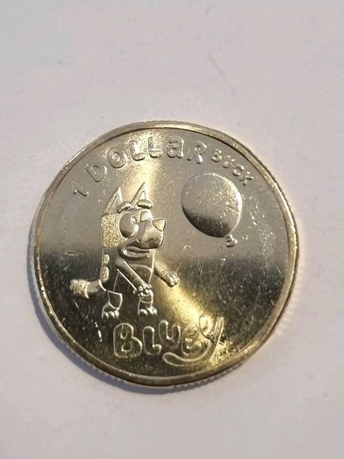 1 x UNC  2024 BLUEY DOLLARBUCKS $1  Coin UNC Limited DOLLAR