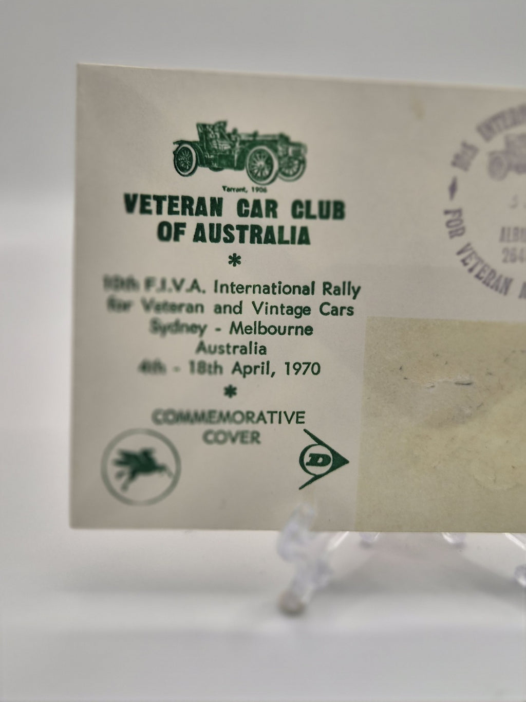 1970 10th International Rally for Veteran and Vintage Cars Commemorative cover