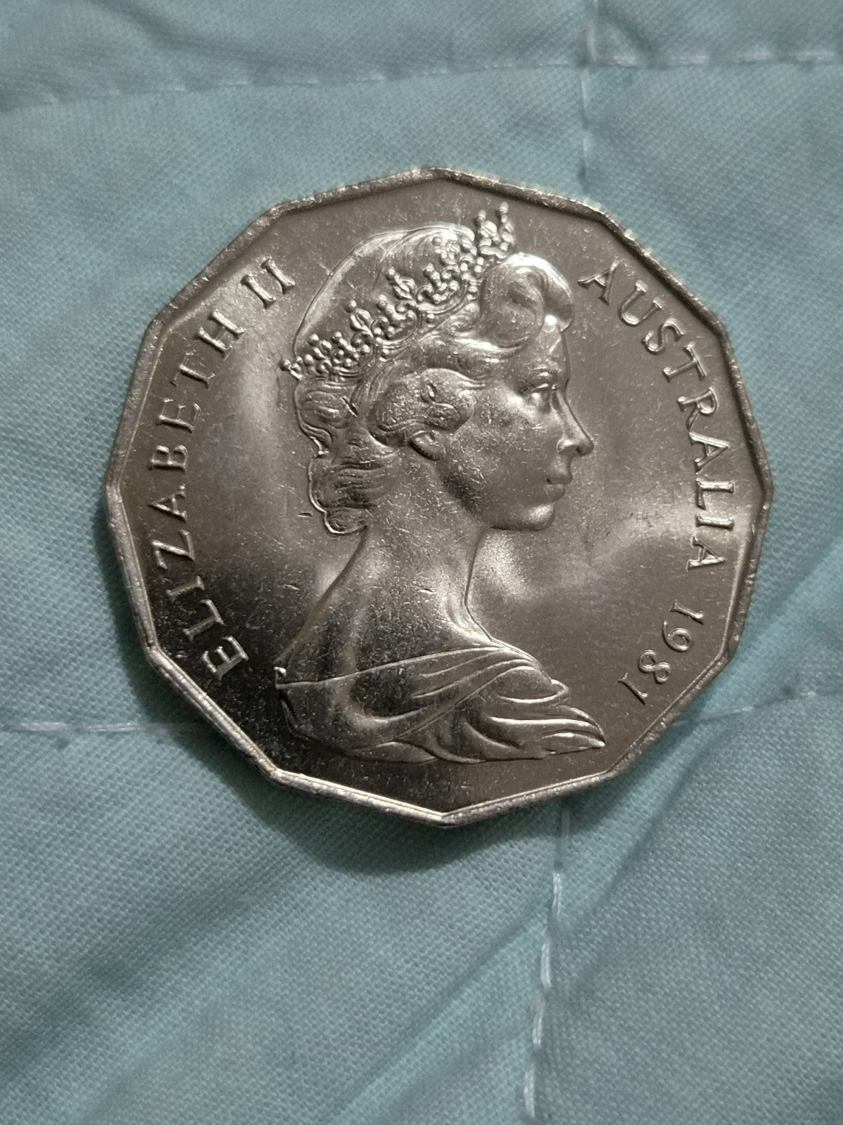 1981 UNC Fifty Cent 50c Coin Princess Diana and Prince Charles 