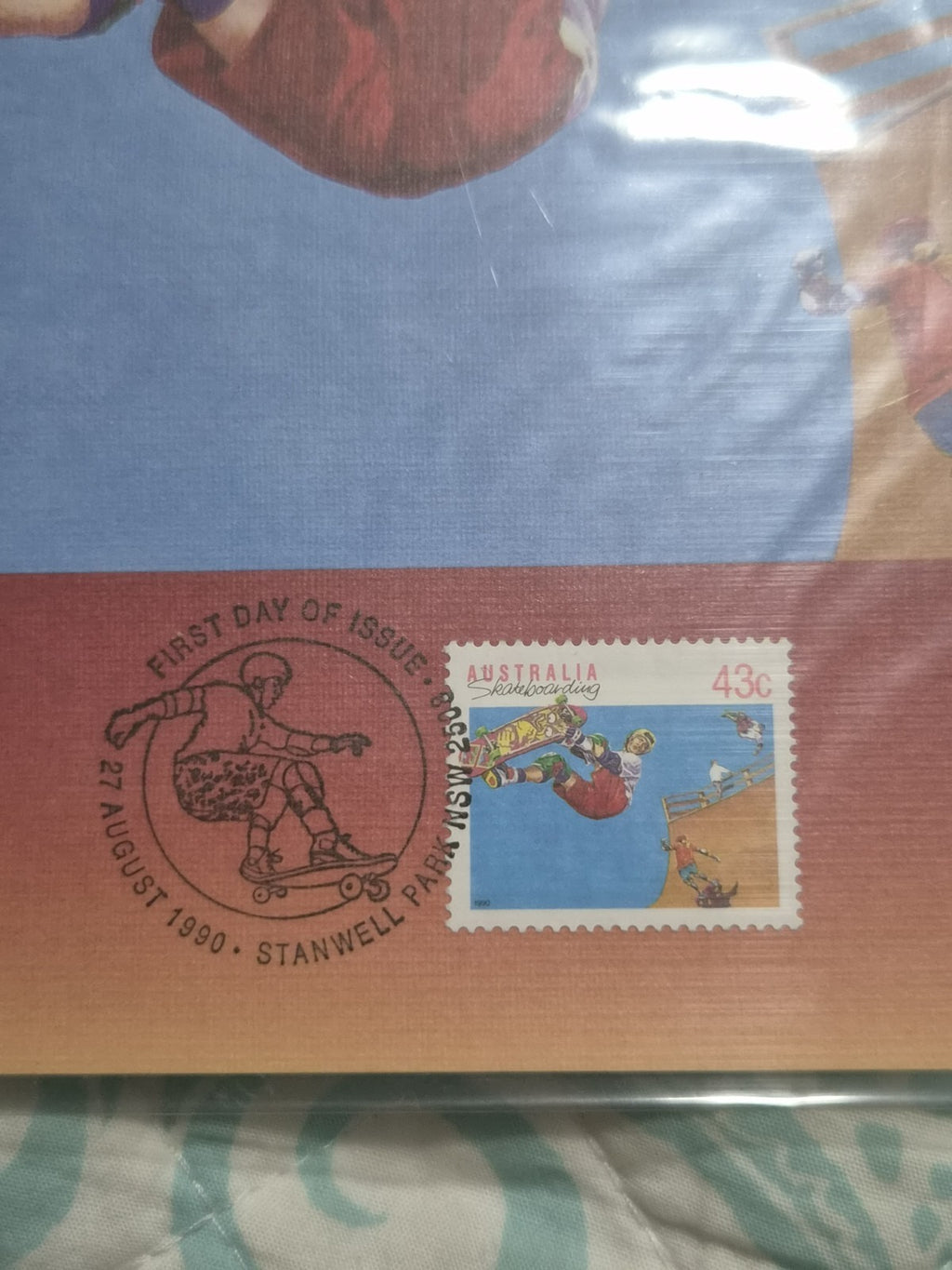 AUSTRALIA - 1990 Sports Series Skate Boarding Maxi Card
