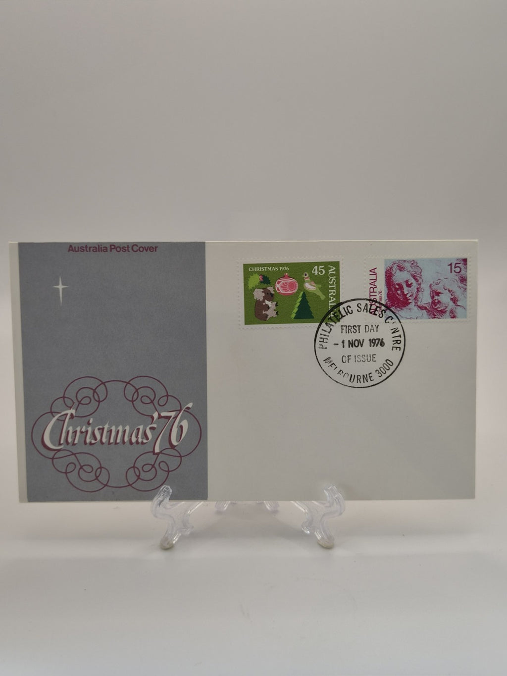 FDC - 1976 CHRISTMAS FIRST DAY COVER - Melbourne 3000 Postmark