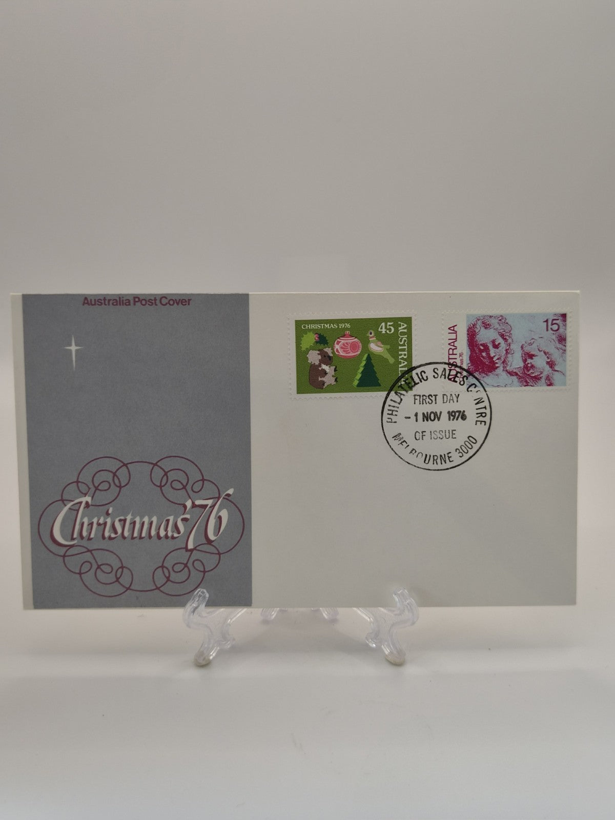 FDC - 1976 CHRISTMAS FIRST DAY COVER - Melbourne 3000 Postmark