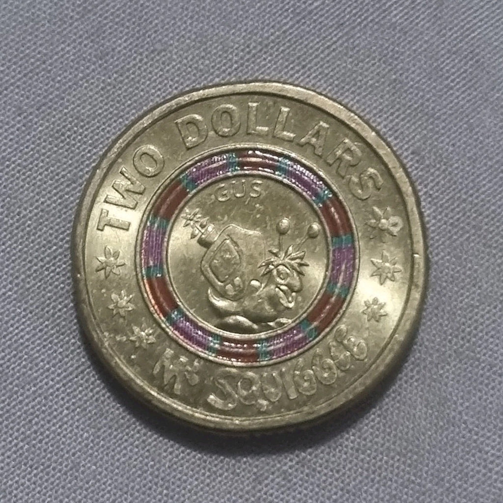 2019 $2 Mr Squiggle - GUS Coin Two Dollar