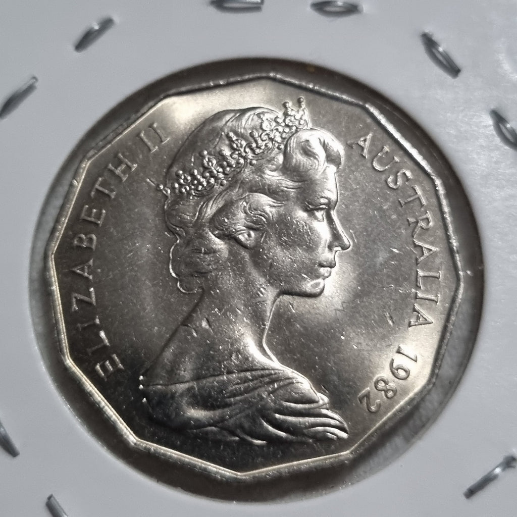 1982 UNC Or Better - 50 Cent Coin Brisbane Commonwealth Games 