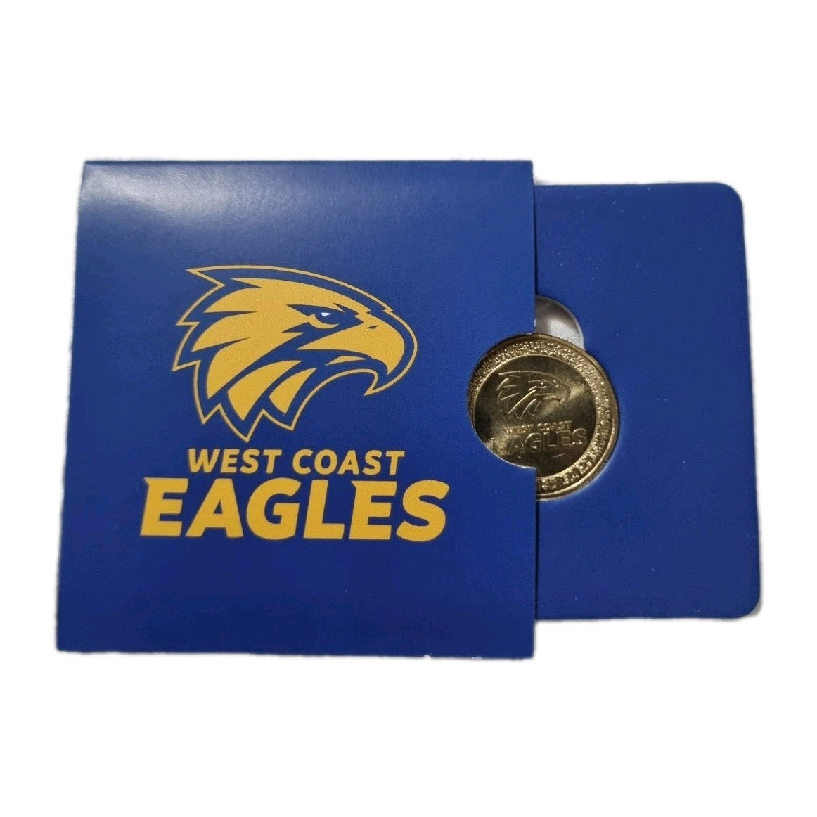 2023 AFL West Coast Eagles $1 One Dollar Carded Coin