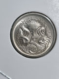 1988 Australian 5 Cent Coin Uncirculated In 2x2 Holder 