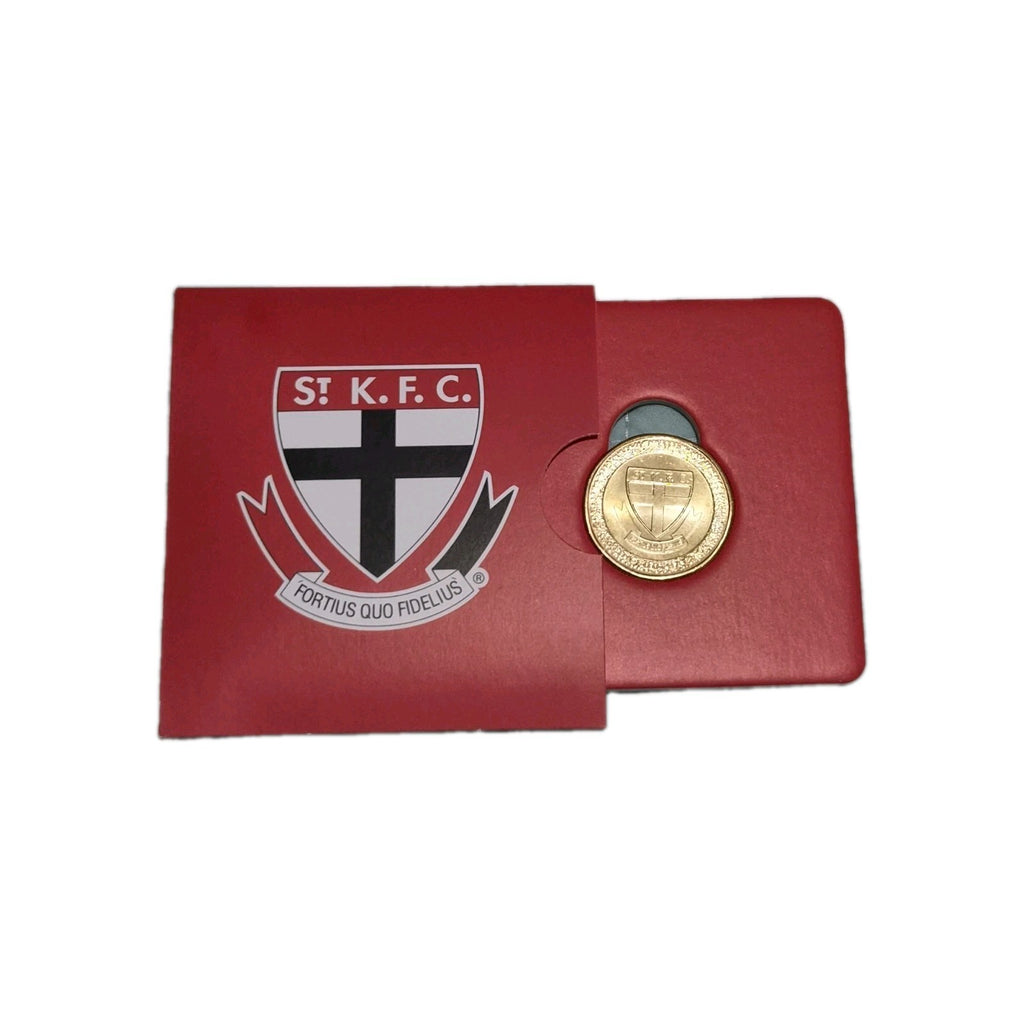 2023 AFL St Kilda Football Club $1 One Dollar Carded Coin