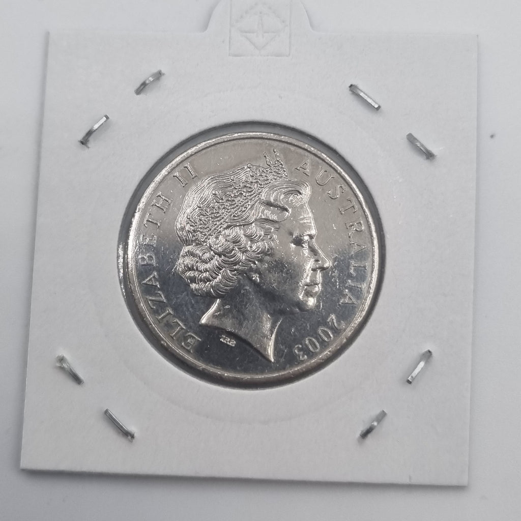 2003 aUNC Volunteers 20 Cent Coin In 2x2 Holder