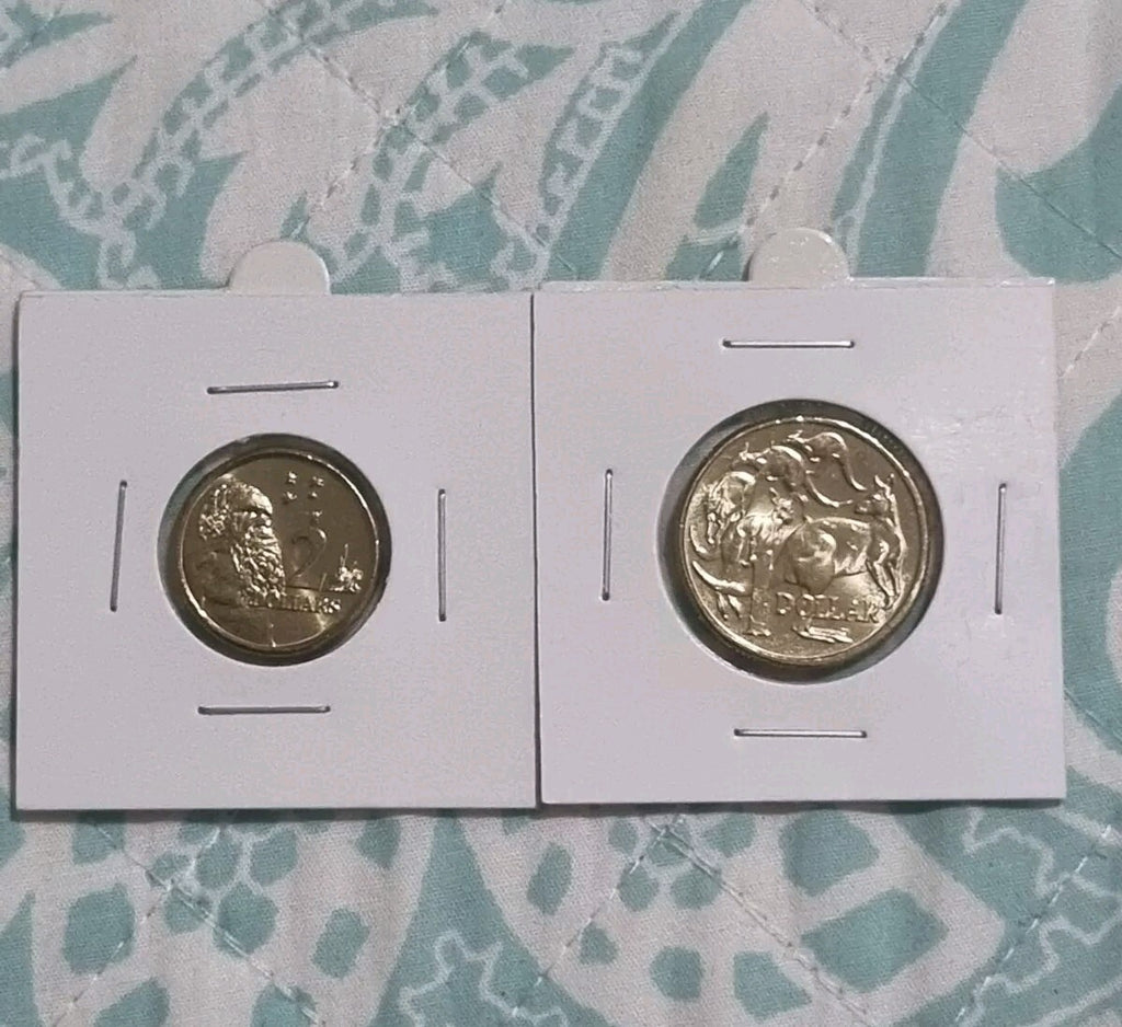 2022 UNC One Dollar & Two Dollar Coins 