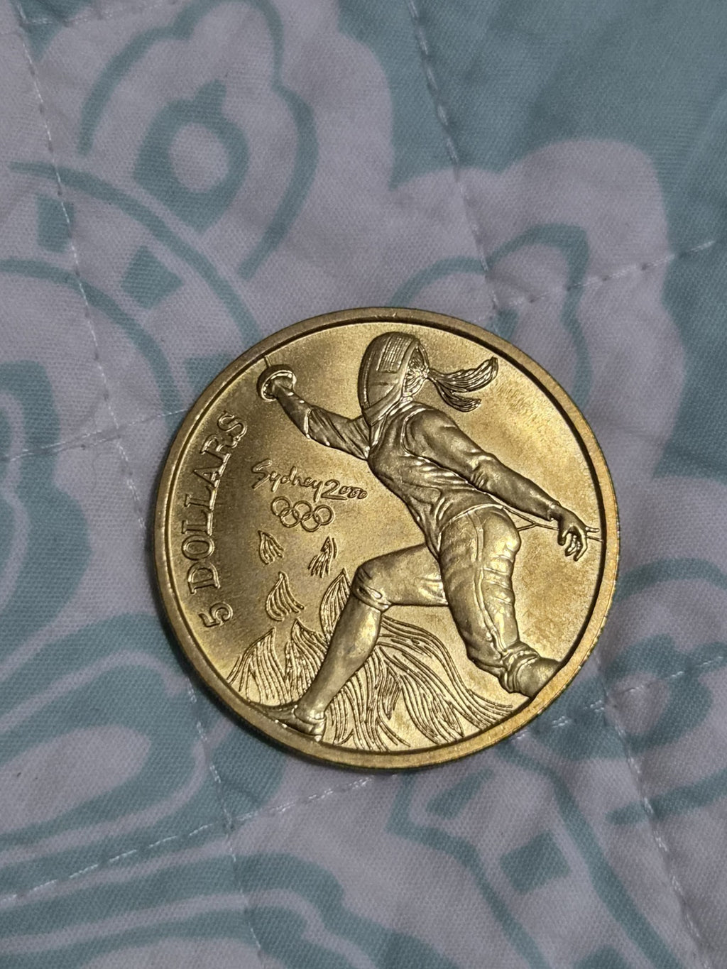Sydney Olympics 2000 Athletics $5 DOLLAR UNC Five Dollars