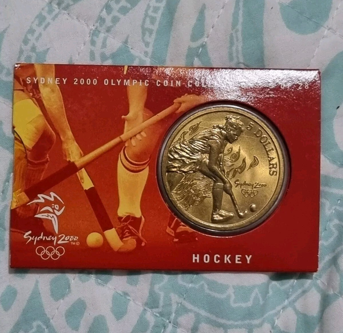 Sydney Olympics 2000 Hockey $5 DOLLAR UNC