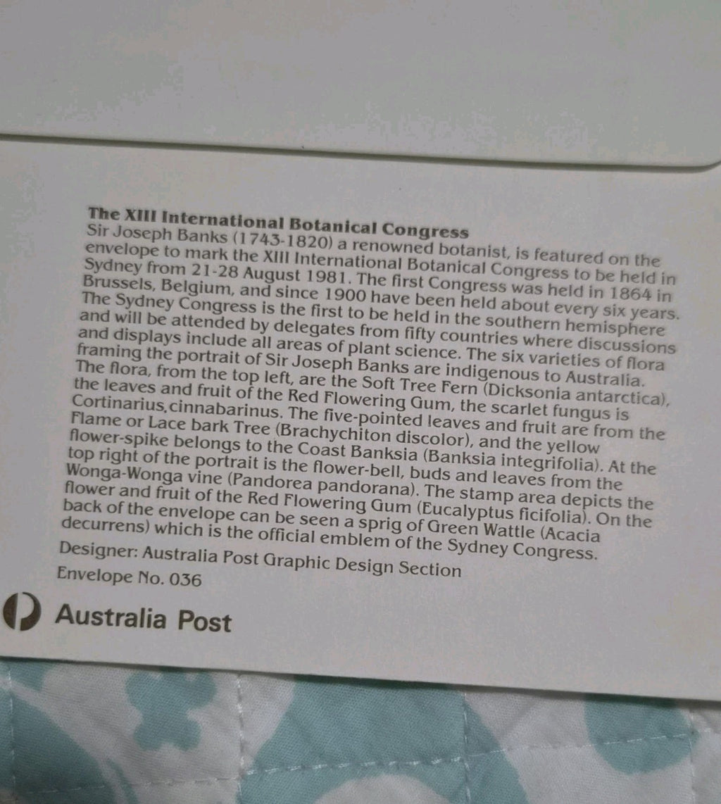 1981 XIII international botanical congress PSE