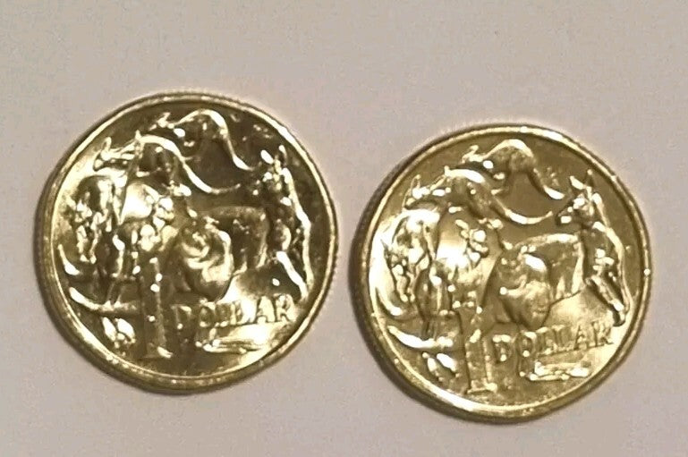 2023 & 2024 UNC $1 KING CHARLES III One Dollar UNCIRCULATED coins