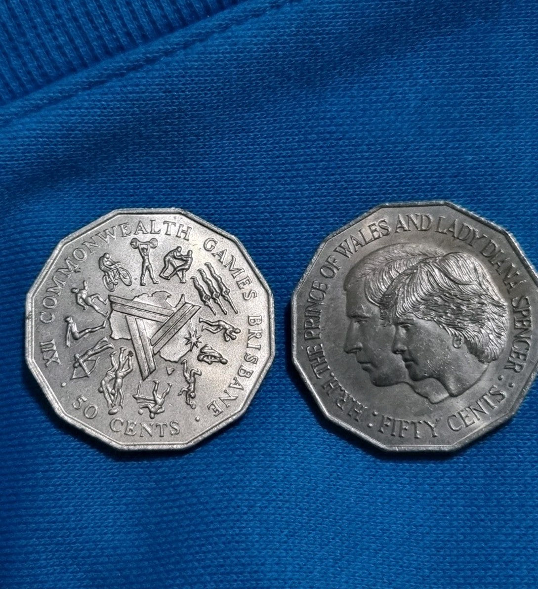 1981 & 1982 50 Cent Coins Commemorative
