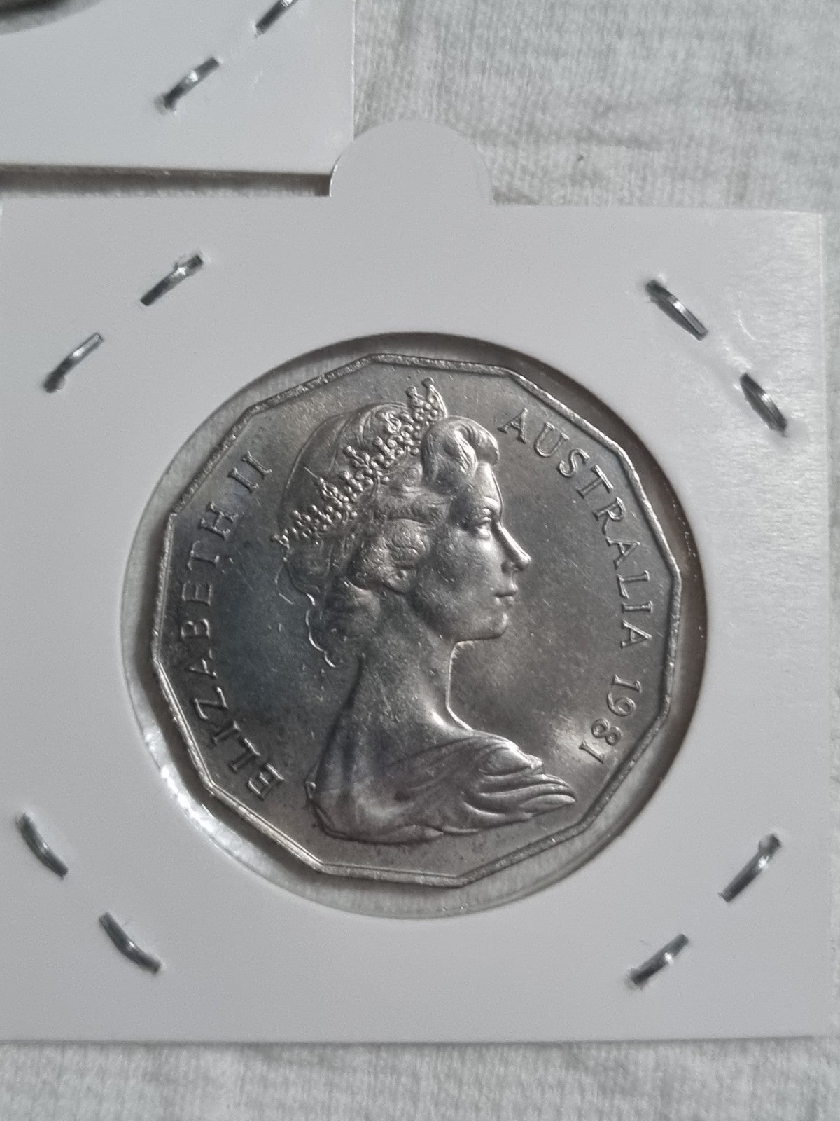 3 x 1981 UNC Fifty Cent 50c Coin Princess Diana and Prince Charles In 2x2 Holder