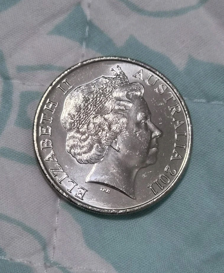 2011 UNC William And Kate Royal Wedding 20 Cent Coin from Mint Roll